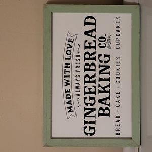 Adorable Gingerbread Baking Co. Framed Picture